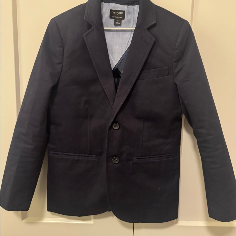 Crewcuts Thompson Dark Blue Blazer (size 8)